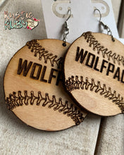 Load image into Gallery viewer, Baseball Team Player Earrings
