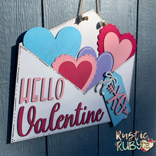 Load image into Gallery viewer, Hello Valentine Door Hanger
