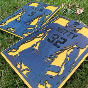 Football Player Plaque Series