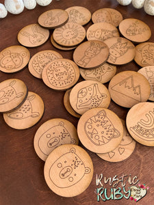 Wooden Matching Game