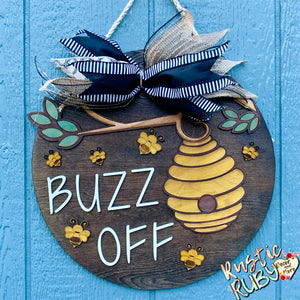 Buzz Off Door Hanger