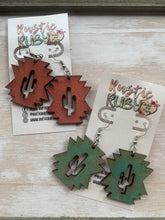 Load image into Gallery viewer, Cactus Cutout Earrings
