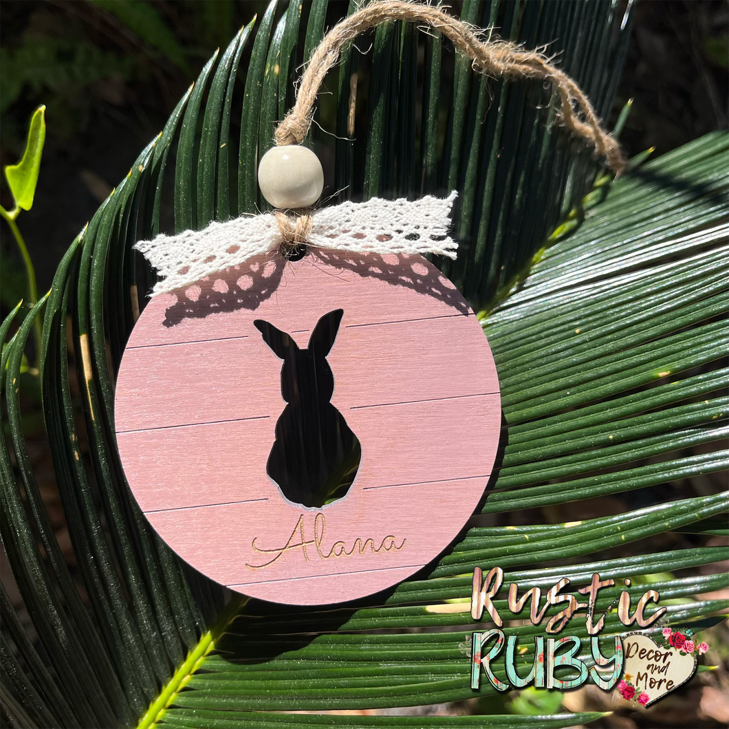 Shiplap Bunny Easter Tags