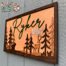 Load image into Gallery viewer, Woodlands Nursery Rectangle Sign
