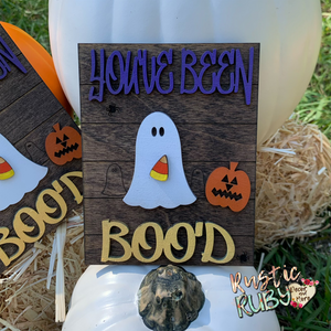 You’ve Been Boo’d Mini Sign