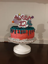Load image into Gallery viewer, Retro Birthday Cake Topper
