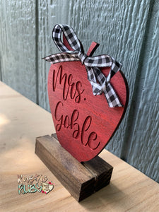 Personalized Apple Plaques