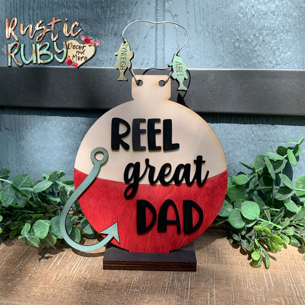 REEL Great Dad Bobber – Rustic Ruby Decor & More